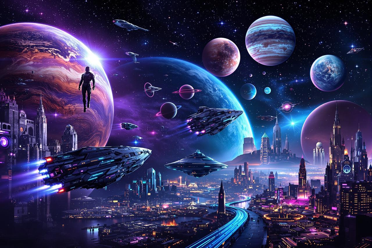 科幻电影宇宙 - 深度专题专题封面，极光视频2